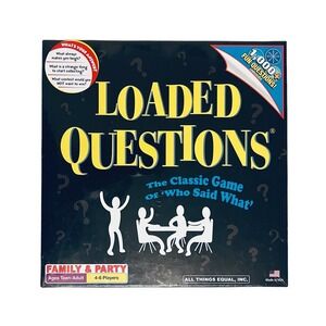 Loaded Questions Family & Party Game Gift New Sealed USA board game